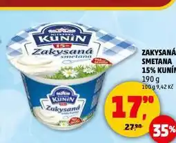 Penny Market Kunín zakysaná smetana nabídka