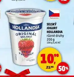 Penny Market Hollandia selský jogurt nabídka