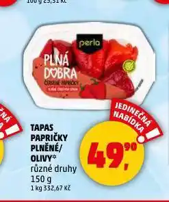Penny Market Tapas papričky plněné nabídka