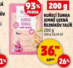 Penny Market Kuřecí šunka jemně uzená nabídka