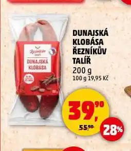 Penny Market Dunajská klobása nabídka