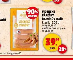 Penny Market Vídeňské párečky nabídka