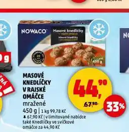 Penny Market Masové knedlíčky v rajské omáčce nabídka