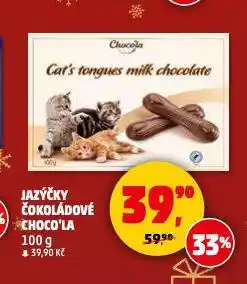 Penny Market Čokoládové jazýčky choco'la nabídka