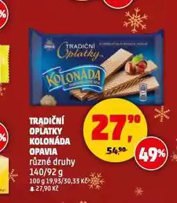 Penny Market Opavia kolonáda tradiční oplatky nabídka