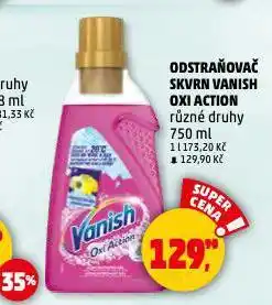 Penny Market Vanish oxi action odstraňovač skvrn nabídka
