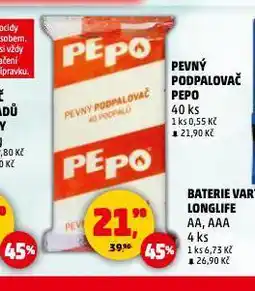 Penny Market Pepo podpalovač pevný nabídka