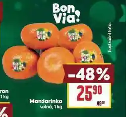 Billa Mandarinka nabídka