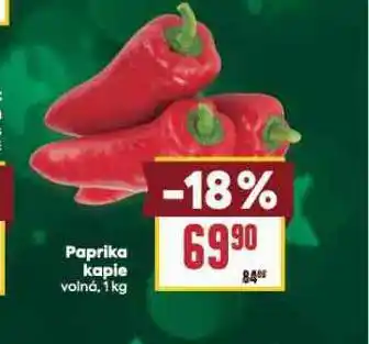 Billa Paprika kapie nabídka
