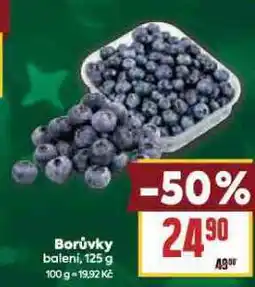 Billa Borůvky nabídka
