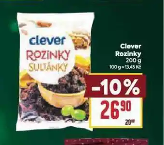 Billa Clever rozinky nabídka