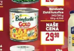 Billa Bonduelle zlatá kukuřice nabídka
