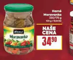 Billa Hamé moravanka nabídka