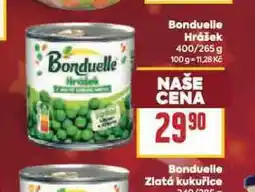 Billa Bonduelle hrášek nabídka