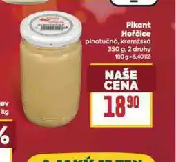 Billa Pikant hořčice nabídka