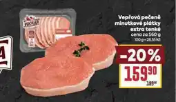 Billa Vepřová pečeně minutkové plátky extra tenké nabídka