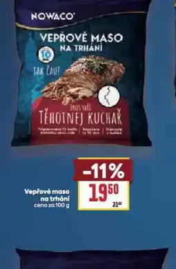 Billa Vepřové maso na trhání nabídka