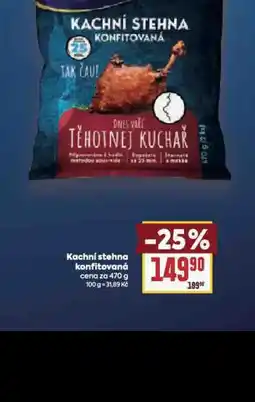 Billa Kachní stehna konfitovaná nabídka