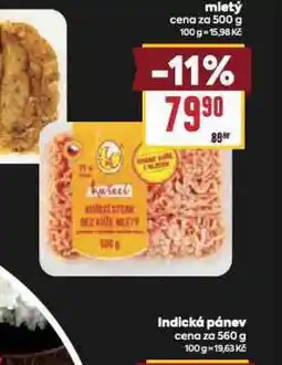 Billa Kuřecí steak mletý nabídka