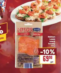 Billa Nekton losos uzený kousky nabídka