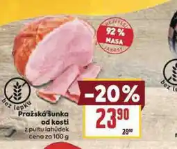 Billa Pražská šunka od kosti nabídka