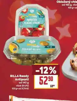 Billa Billa ready antipasti nabídka