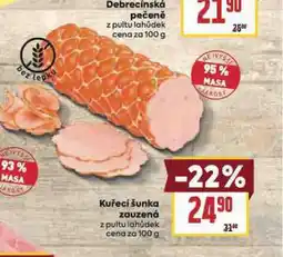 Billa Kuřecí šunka zauzená nabídka