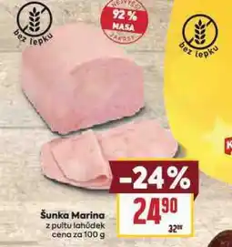 Billa Šunka marina nabídka