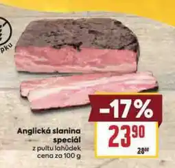 Billa Anglická slanina speciál nabídka