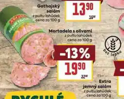 Billa Mortadela s olivami nabídka