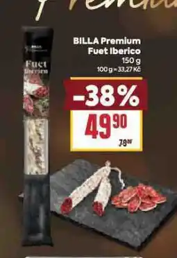 Billa Billa premium fuet iberico nabídka