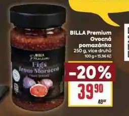 Billa Billa premium ovocná pomazánka nabídka