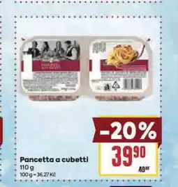 Billa Pancetta a cubetti nabídka