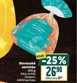 Billa Slovanské semínko nabídka