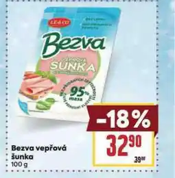 Billa Bezva vepřová šunka nabídka