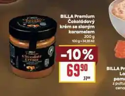 Billa Billa premium čokoládový krém se slaným karamelem nabídka