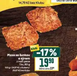 Billa Pizza se šunkou a sýrem nabídka