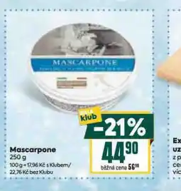 Billa Mascarpone nabídka