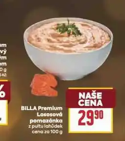Billa B illa premium lososová pomazánka nabídka