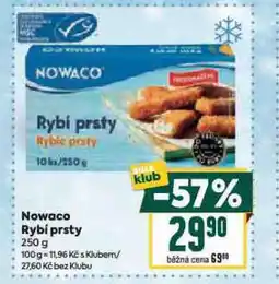 Billa Nowaco rybí prsty nabídka