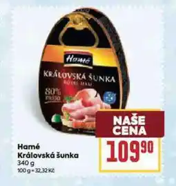 Billa Hamé královská šunka nabídka