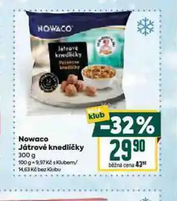 Billa Nowaco játrové knedlíčky nabídka