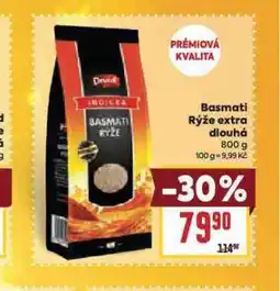 Billa Basmati rýže extra dlouhá nabídka