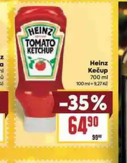 Billa Heiinz kečup nabídka