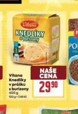 Billa Vitana knedlíky v prášku nabídka