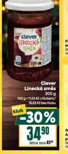 Billa Clever linecká směs nabídka