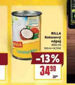 Billa Billa kokosový nápoj nabídka