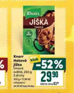 Billa Knorr hotová jíška nabídka