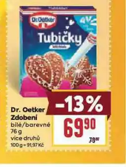 Billa Dr. oetker zdobení nabídka