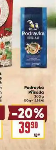 Billa Podravka přísada nabídka